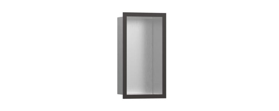 Polička Hansgrohe XtraStoris Individual s rámem kartáčovaný černý chrom 56094340