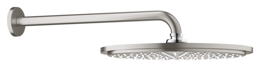 Hlavová sprcha Grohe Rainshower Cosmopolitan Metal včetně sprchového ramena supersteel 26066DC0