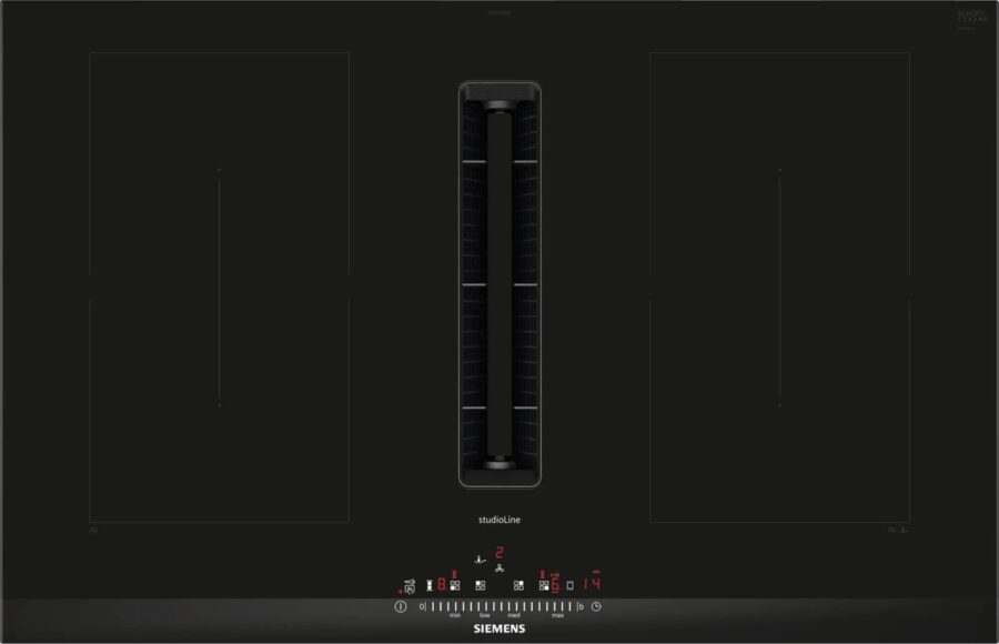Indukční varná deska Siemens iQ500 s integrovaným odsáváním ED877FQ25E